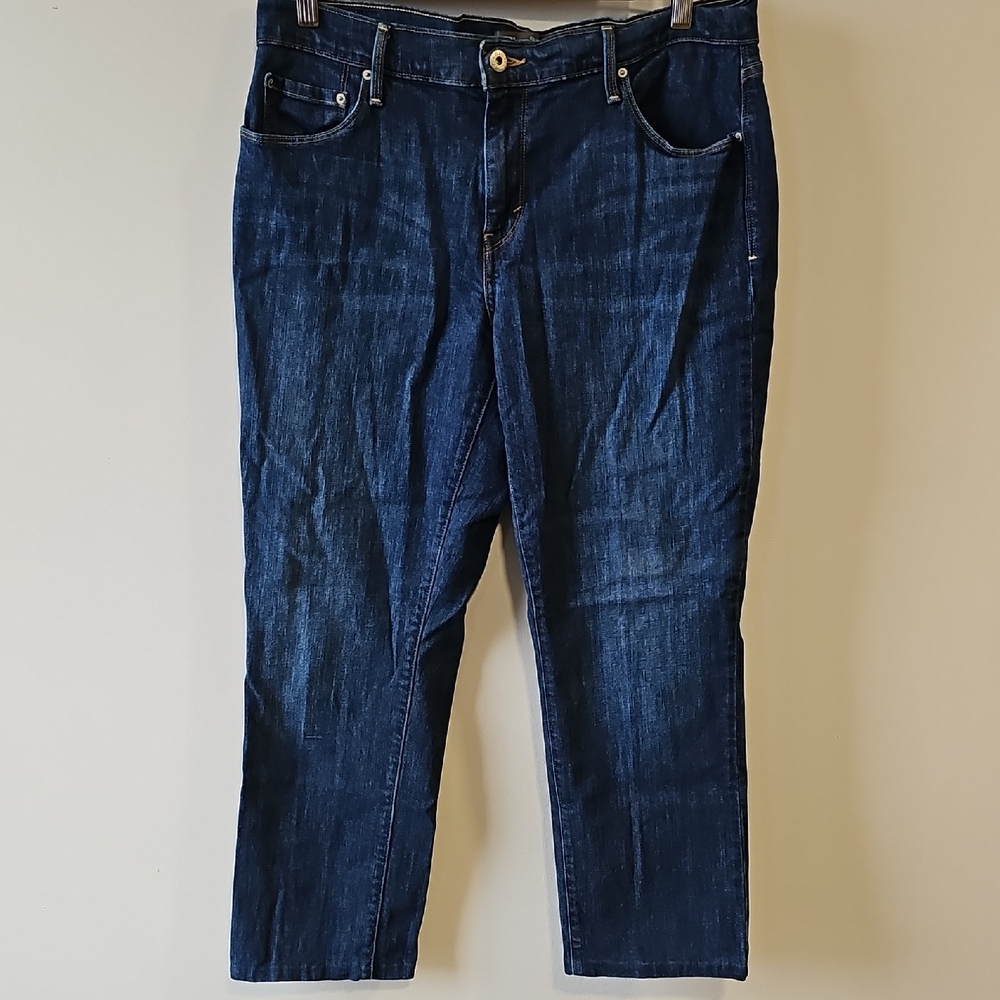 Levi's 505 Women's Dark Blue 34x38 Straight Leg Jeans